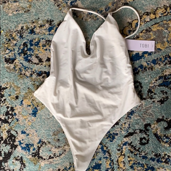 Tobi white onepiece swimsuit - Picture 4 of 7